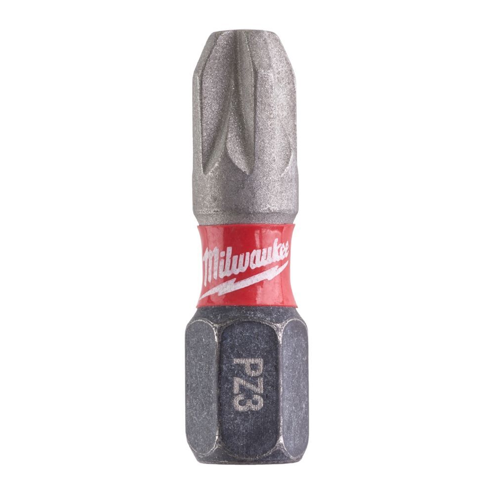 Milwaukee Schrauberbit Shockwave PZ3 25 mm 25er Pack Produktbild Milwaukee Schrauberbit Shockwave PZ3 25 mm 25er Pack