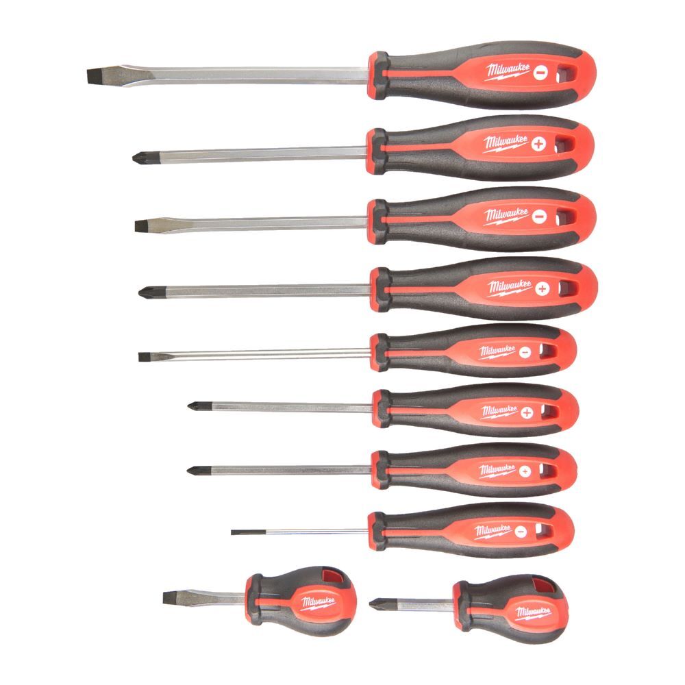 Milwaukee Schraubendreher Tri-Lobe Set PH/PZ/SL 10 Teile Produktbild Milwaukee Schraubendreher Tri-Lobe Set PH/PZ/SL 10 Teile
