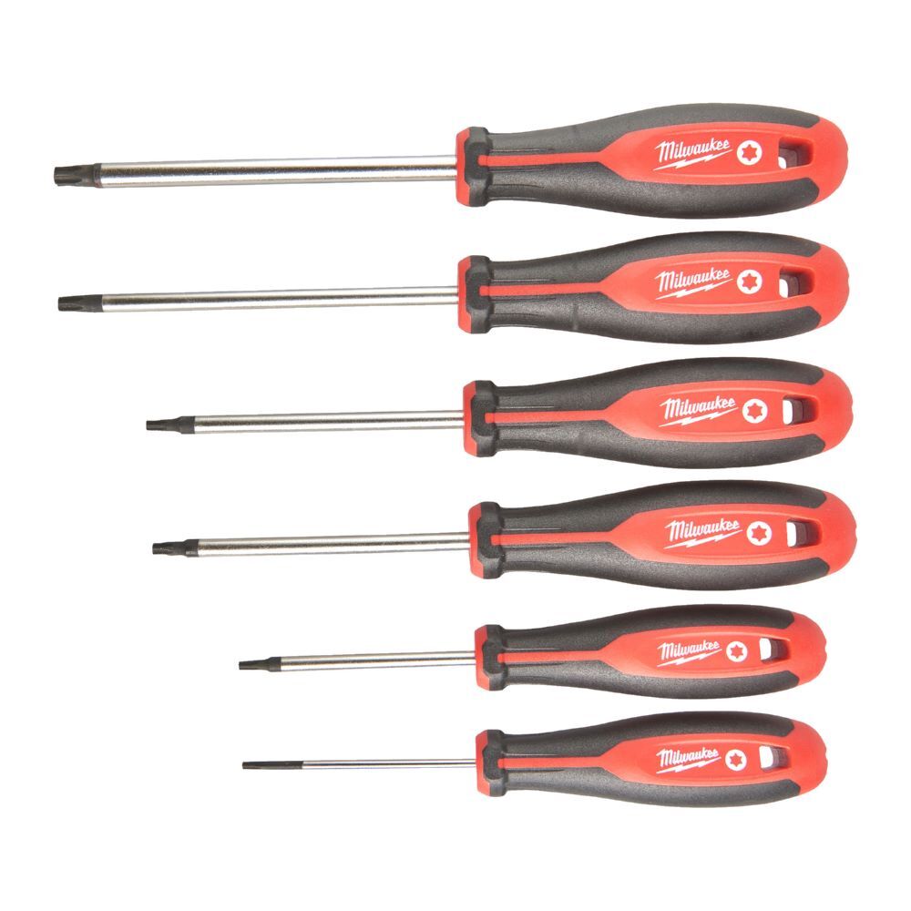 Milwaukee Schraubendreher Tri-Lobe Set TX 6 Teile Produktbild Milwaukee Schraubendreher Tri-Lobe Set TX 6 Teile