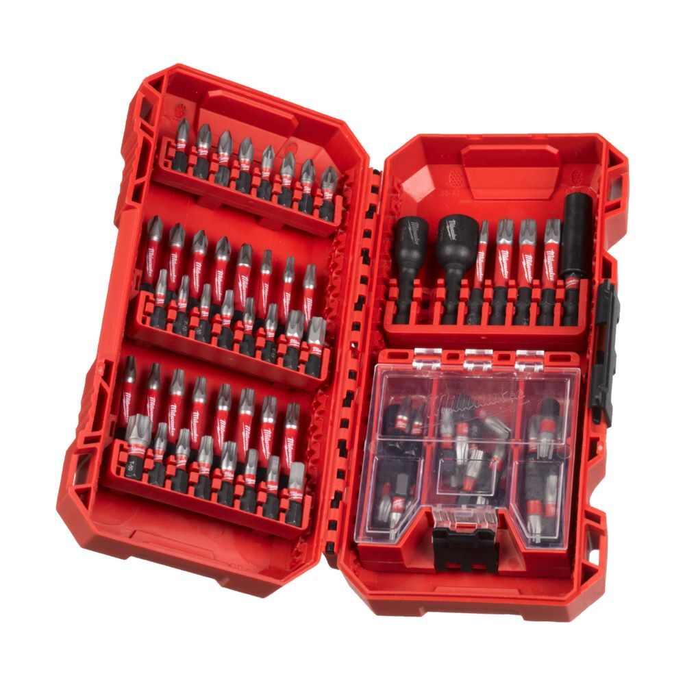 Milwaukee Elektrowerkzeuge SHOCKWAVE Set Bohren und Schrauben 75 Teile Set in Kassette Produktbild Milwaukee Elektrowerkzeuge SHOCKWAVE Set Bohren und Schrauben 75 Teile Set in Kassette