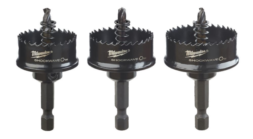 Produktbild Milwaukee SHOCKWAVE Lochsägen-Set 3-teilig 22 / 29/ 35 mm