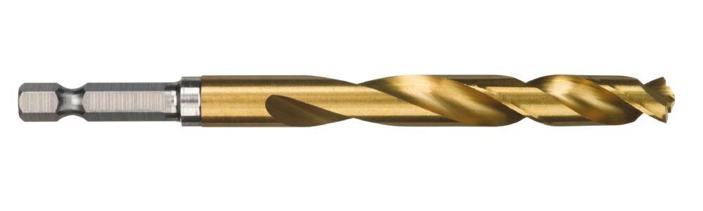 Produktbild Milwaukee SHOCKWAVE Metallbohrer HSS-G RED HEX Titan 1/4 Zoll 13,0 x 130 mm