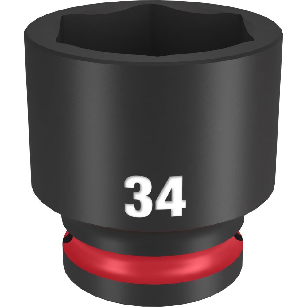 Produktbild Milwaukee SHOCKWAVE Schlagnuss 1/2 Nüsse kurz 34 x 47 mm