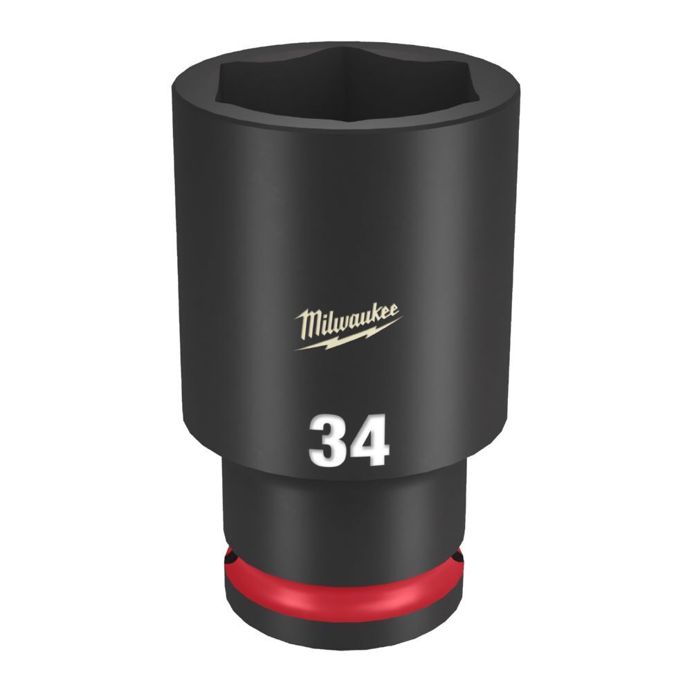 Produktbild Milwaukee SHOCKWAVE Schlagnuss 1/2 Zoll lang 34 x 77 mm