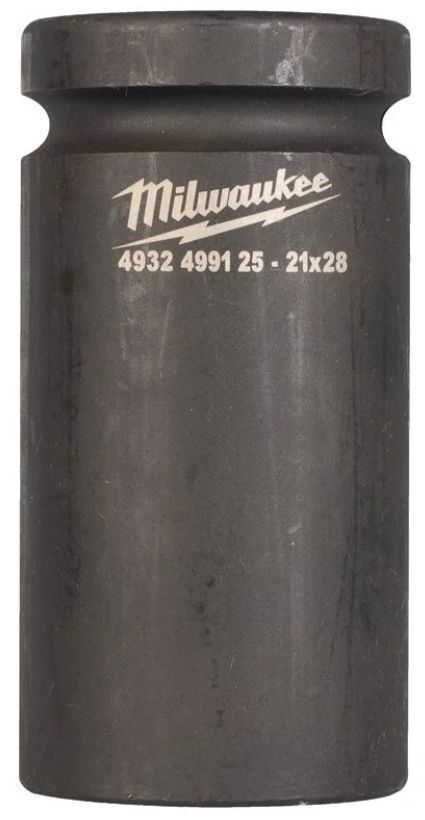 Produktbild Milwaukee SHOCKWAVE Schlagnuss 1 Zoll Vierkant lang 21 x 28 mm