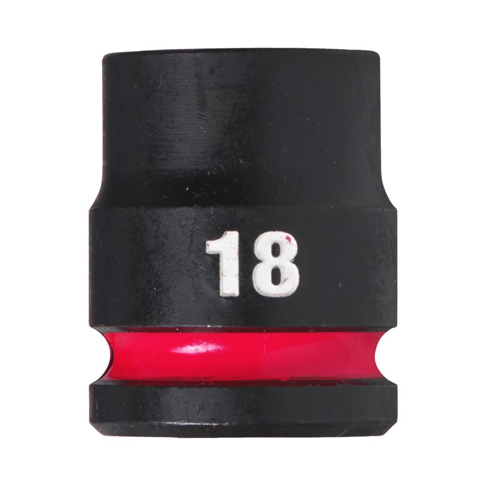 Milwaukee SHOCKWAVE Schlagnuss 1/2 Zoll kurz Schlüsselweite 18mm Produktbild Milwaukee SHOCKWAVE Schlagnuss 1/2 Zoll kurz Schlüsselweite 18mm