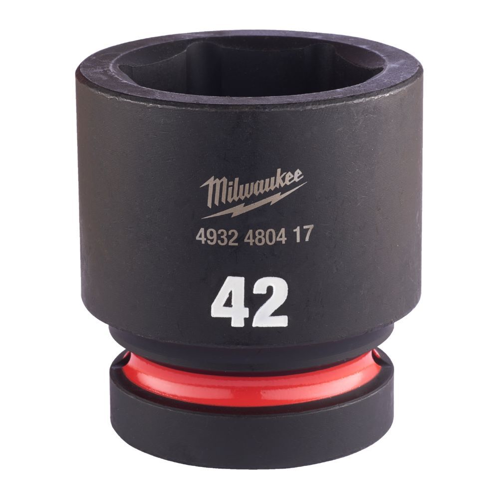Milwaukee SHOCKWAVE Schlagnuss 1 Zoll kurz Schlüsselweite 42mm Produktbild Milwaukee SHOCKWAVE Schlagnuss 1 Zoll kurz Schlüsselweite 42mm