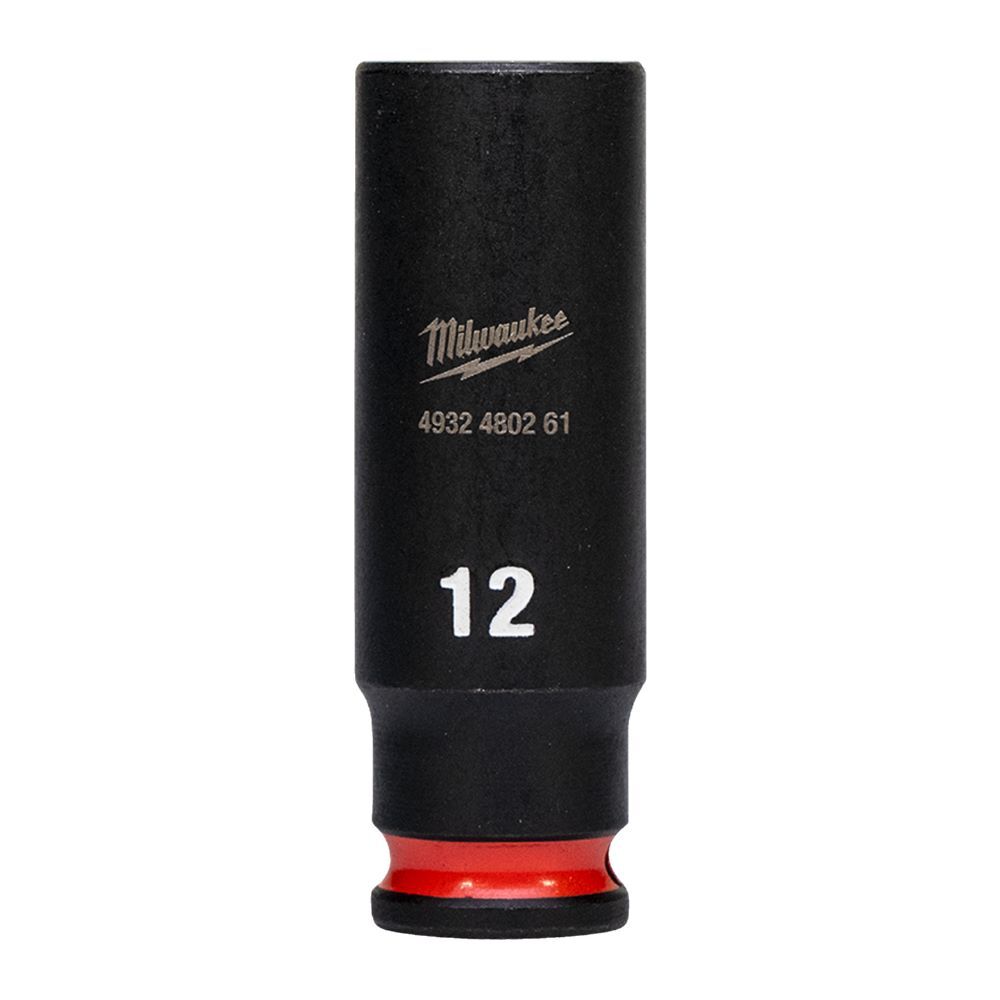 Milwaukee SHOCKWAVE Schlagnuss 1/4 Zoll lang Schlüsselweite 12mm Produktbild Milwaukee SHOCKWAVE Schlagnuss 1/4 Zoll lang Schlüsselweite 12mm