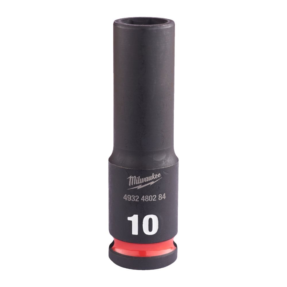 Milwaukee SHOCKWAVE Schlagnuss 3/8 Zoll lang Schlüsselweite 10mm Produktbild Milwaukee SHOCKWAVE Schlagnuss 3/8 Zoll lang Schlüsselweite 10mm