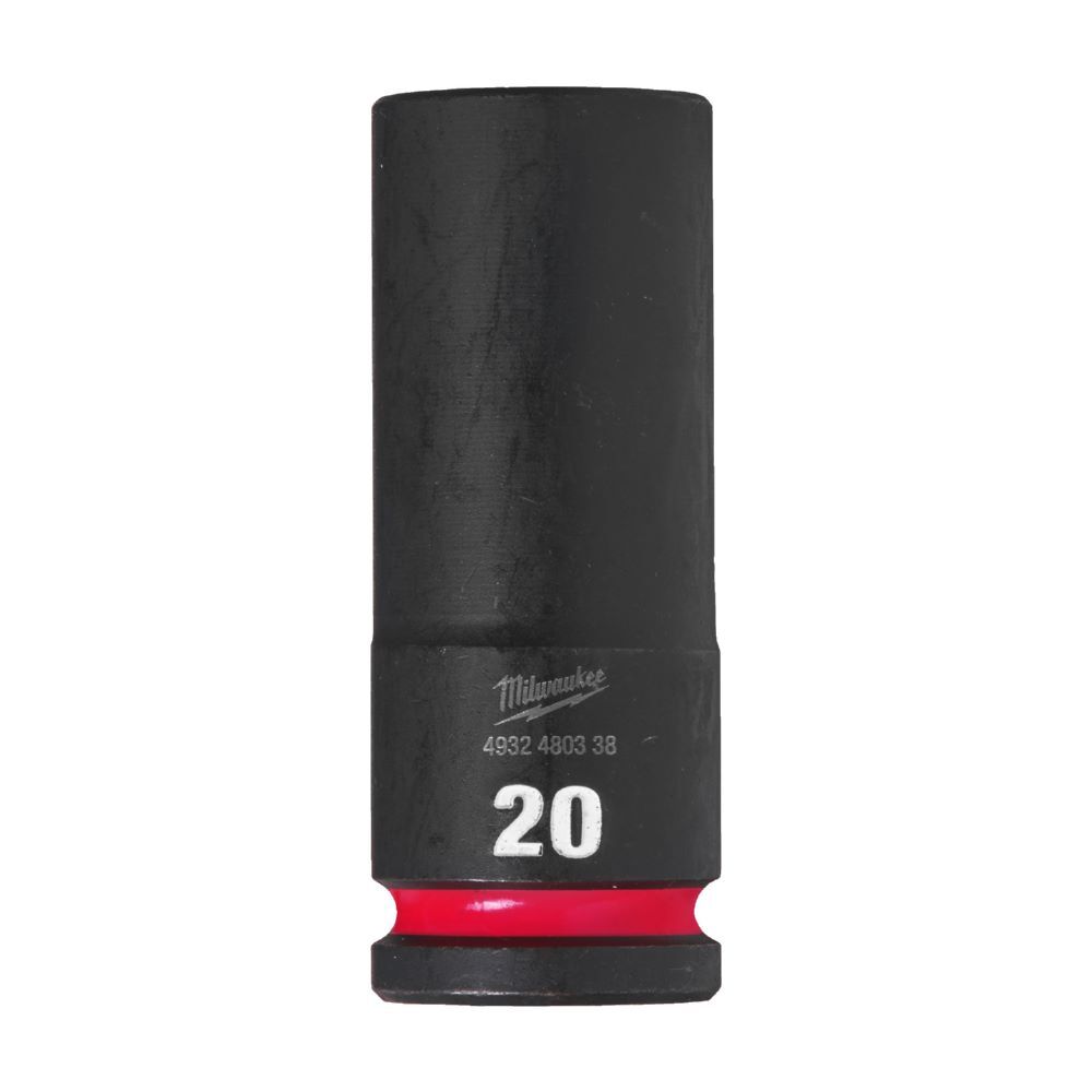 Milwaukee SHOCKWAVE Schlagnuss 1/2 Zoll lang Schlüsselweite 20mm Produktbild Milwaukee SHOCKWAVE Schlagnuss 1/2 Zoll lang Schlüsselweite 20mm