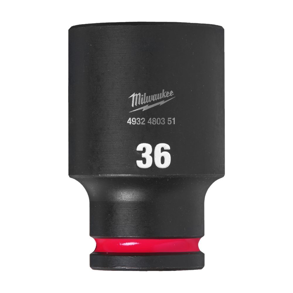 Milwaukee SHOCKWAVE Schlagnuss 1/2 Zoll lang Schlüsselweite 36mm Produktbild Milwaukee SHOCKWAVE Schlagnuss 1/2 Zoll lang Schlüsselweite 36mm
