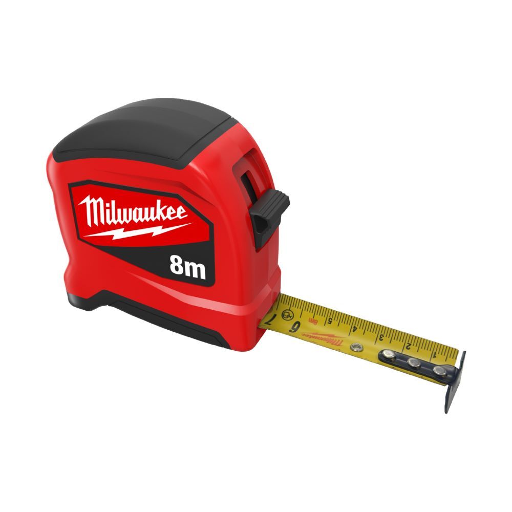 Produktbild Milwaukee Slim-Bandmaß 8 meter nicht magnetisch 25 mm breites Band