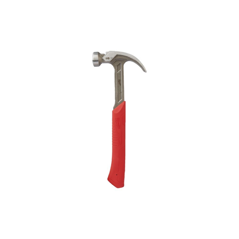 Milwaukee Stahl Klauenhammer gekröpft 45 Milwaukee Stahl Klauenhammer gekröpft 450 g 16 OZ