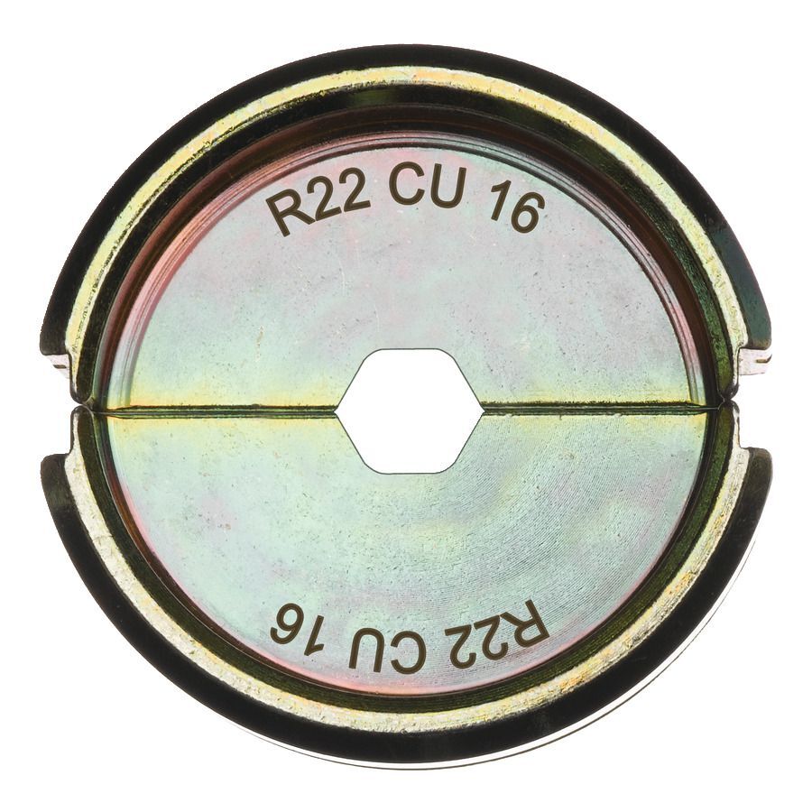 Milwaukee Standard Rohrkabelschuh Presseinsatz R22 Cu 16 Akku Presswerkzeug Produktbild Milwaukee Standard Rohrkabelschuh Presseinsatz R22 Cu 16 Akku Presswerkzeug