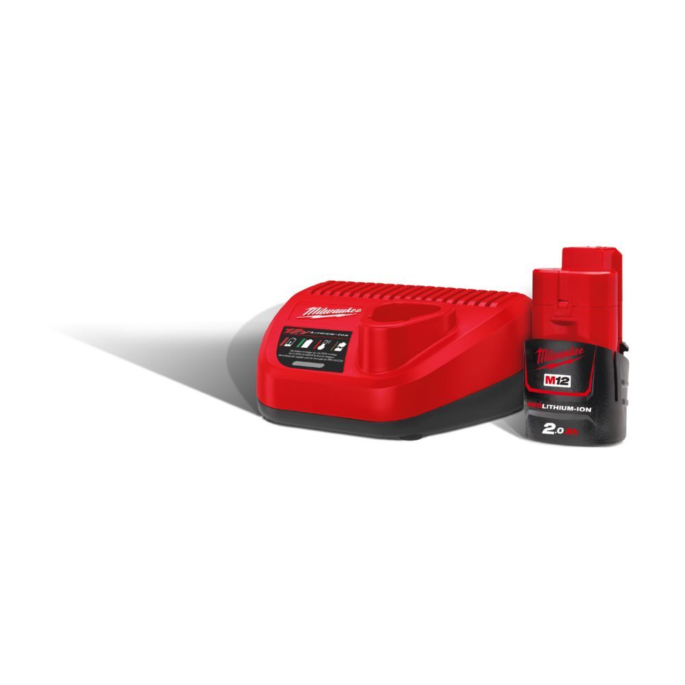 Milwaukee Starterset 12 Volt M12NRG-201 Produktbild Milwaukee Starterset 12 Volt M12NRG-201
