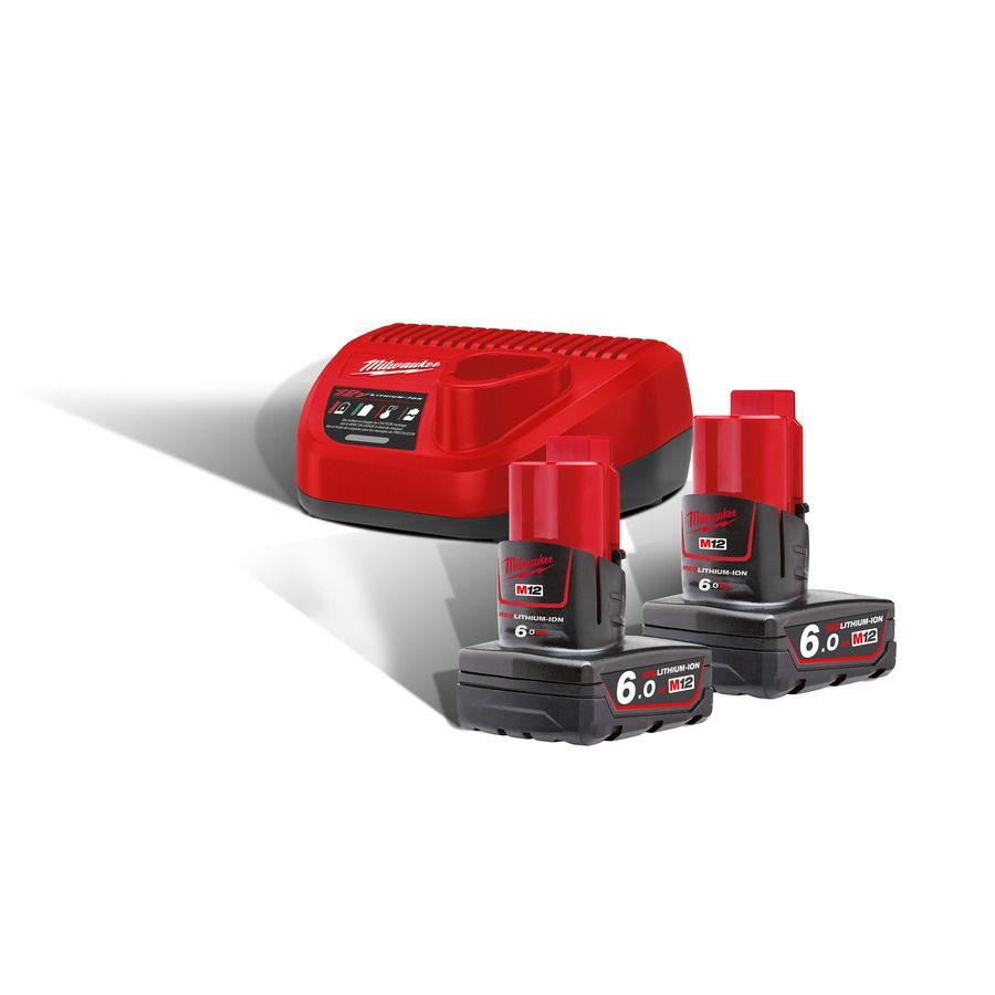 Milwaukee 12V Starterset M12NRG 602 Produktbild Milwaukee 12V Starterset M12NRG 602