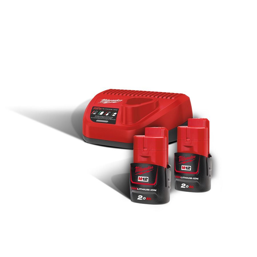 Milwaukee 12V Starterset M12NRG-202 Produktbild Milwaukee 12V Starterset M12NRG-202