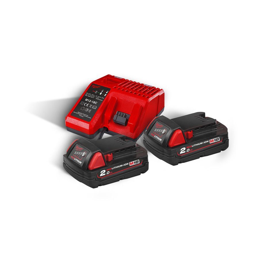Milwaukee Starterset M18NRG 202 18V Produktbild Milwaukee Starterset M18NRG 202 18V