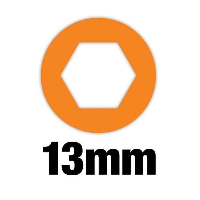 Produktbild Steckschlüssel mit Griff und Durchgangsloch SW 13 mm / M8 bild 2