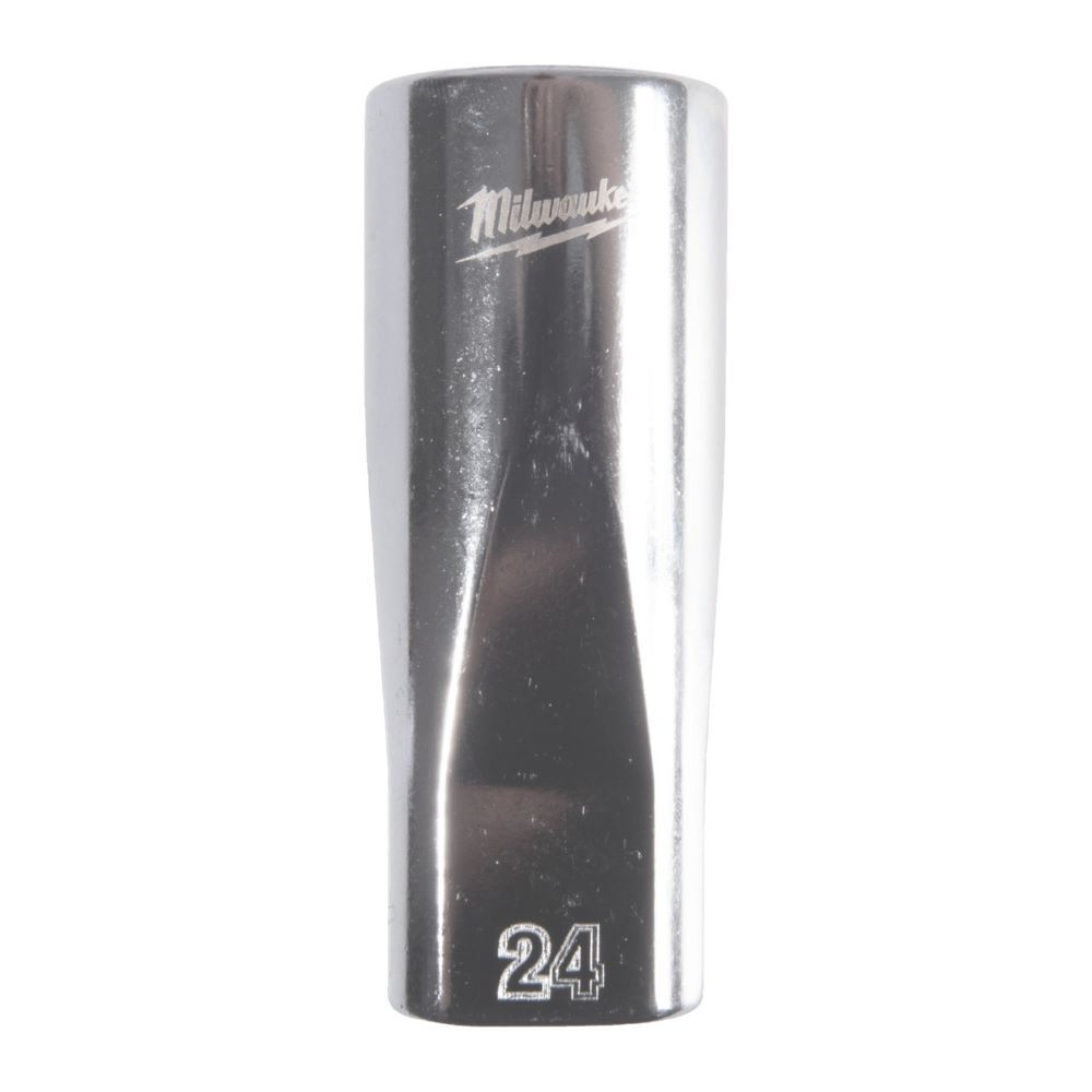Produktbild Milwaukee Steckschlüsseleinsatz 1/2 Zoll 12-kant lang 24 mm