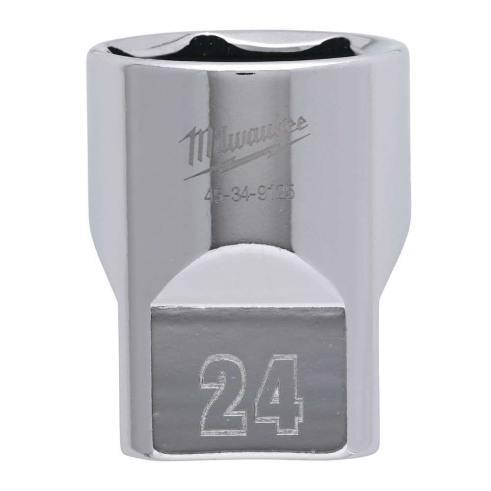 Milwaukee Steckschlüsseleinsatz 1/2 Zoll 24mm Produktbild Milwaukee Steckschlüsseleinsatz 1/2 Zoll 24mm