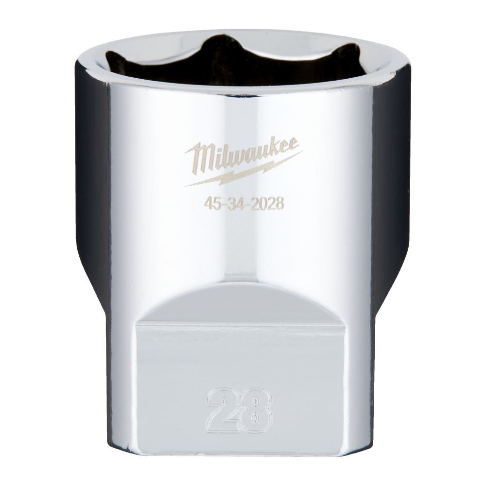 Milwaukee Steckschlüsseleinsatz 1/2 Zoll 28mm Produktbild Milwaukee Steckschlüsseleinsatz 1/2 Zoll 28mm