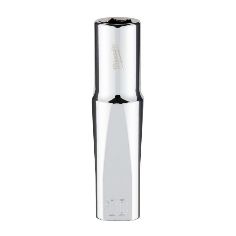 Milwaukee Steckschlüsseleinsatz 3/8 Zoll lang 10mm Produktbild Milwaukee Steckschlüsseleinsatz 3/8 Zoll lang 10mm