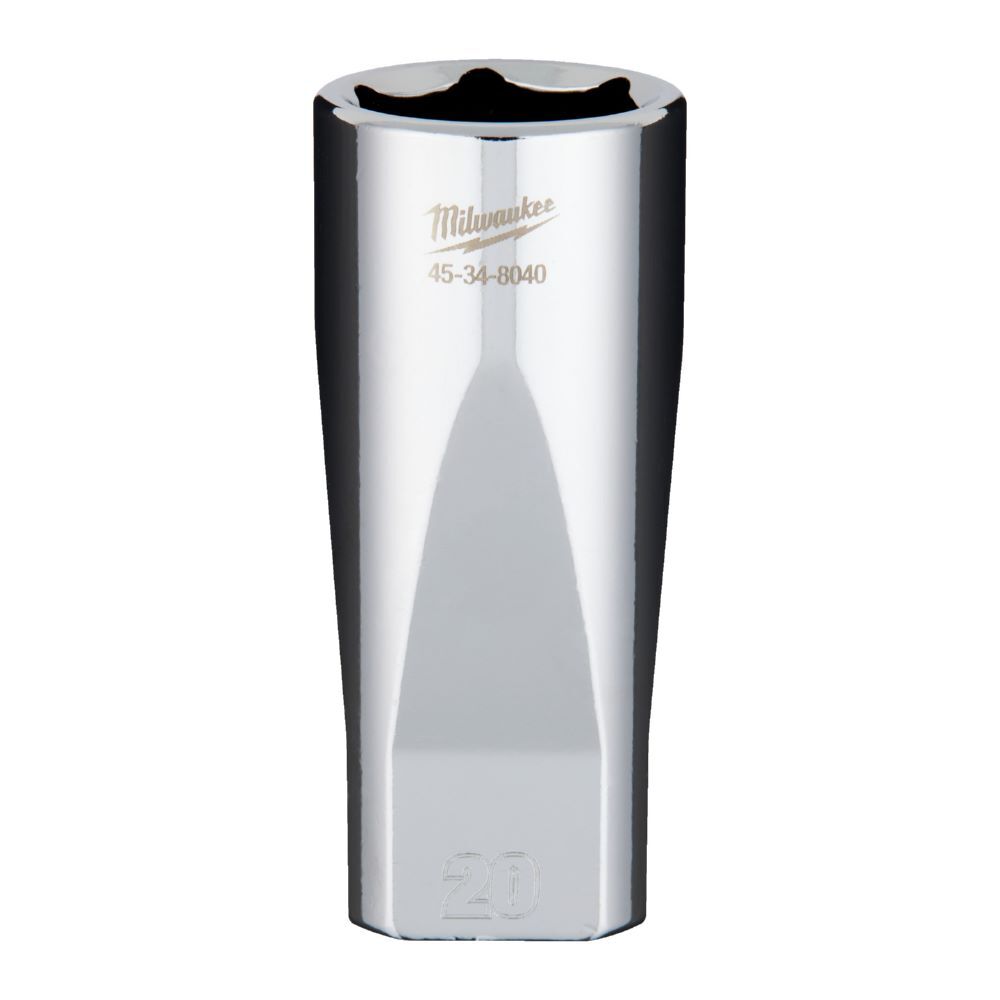 Milwaukee Steckschlüsseleinsatz 3/8 Zoll lang 20mm Produktbild Milwaukee Steckschlüsseleinsatz 3/8 Zoll lang 20mm