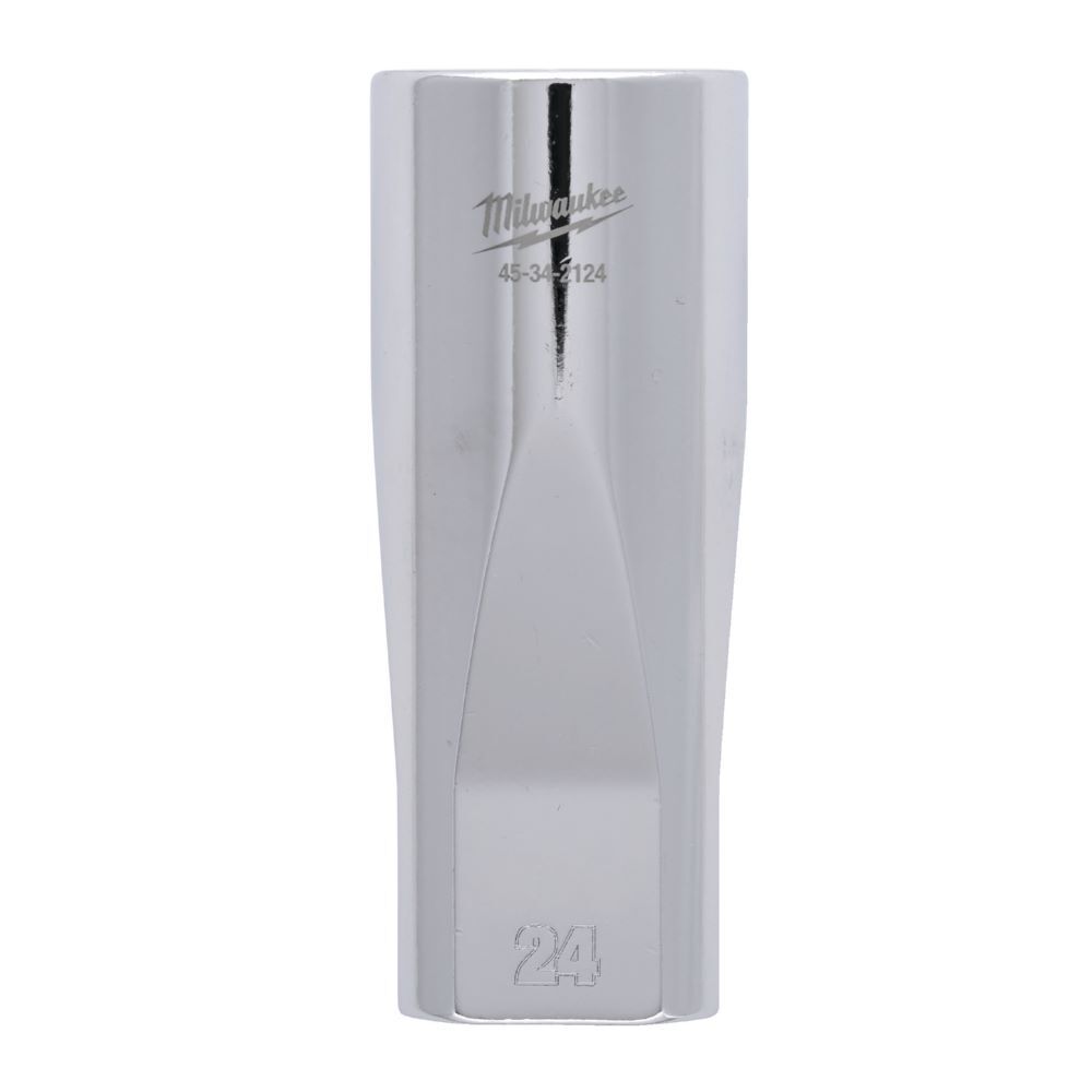 Milwaukee Steckschlüsseleinsatz 1/2 Zoll lang 24mm Produktbild Milwaukee Steckschlüsseleinsatz 1/2 Zoll lang 24mm