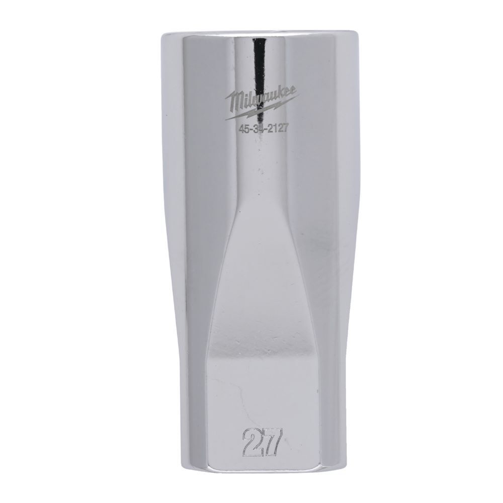 Milwaukee Steckschlüsseleinsatz 1/2 Zoll lang 27mm Produktbild Milwaukee Steckschlüsseleinsatz 1/2 Zoll lang 27mm