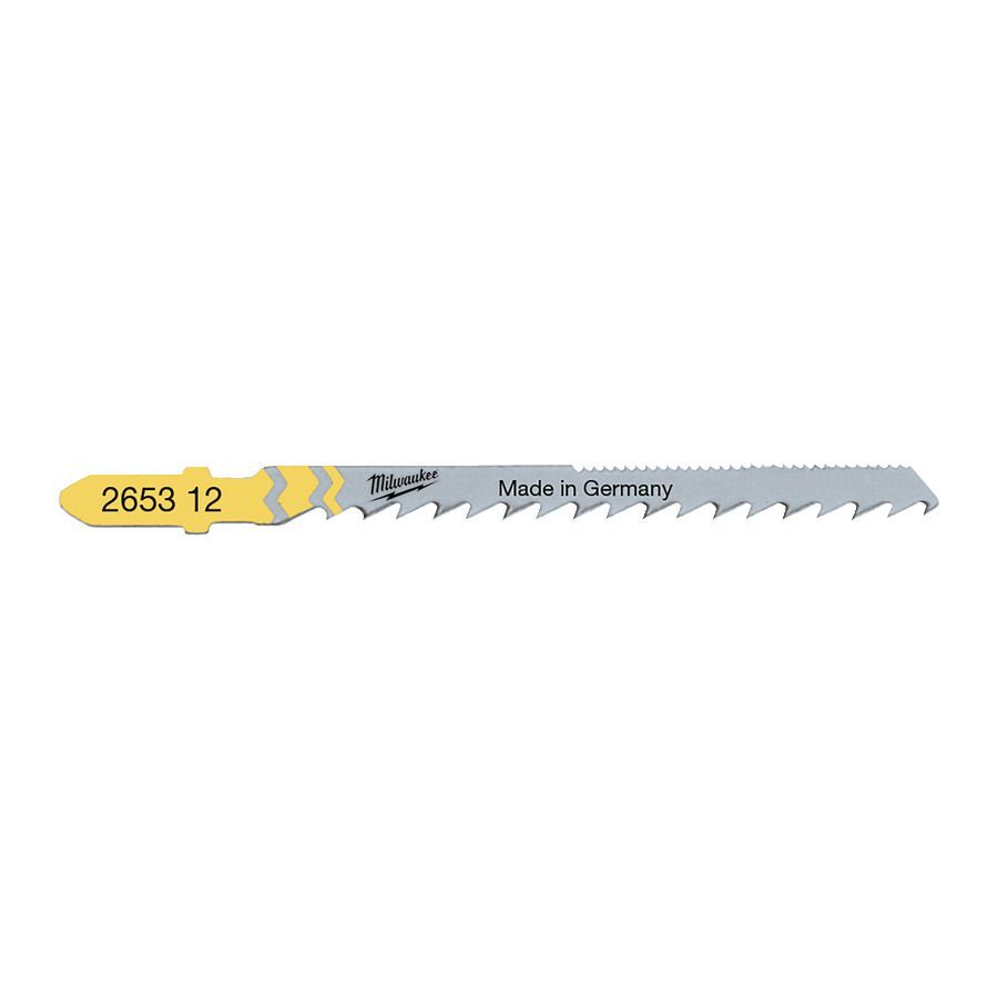 Milwaukee Stichsägeblatt Holz Kurvenschnitte 75x4/1,2mm Produktbild Milwaukee Stichsägeblatt Holz Kurvenschnitte 75x4/1,2mm