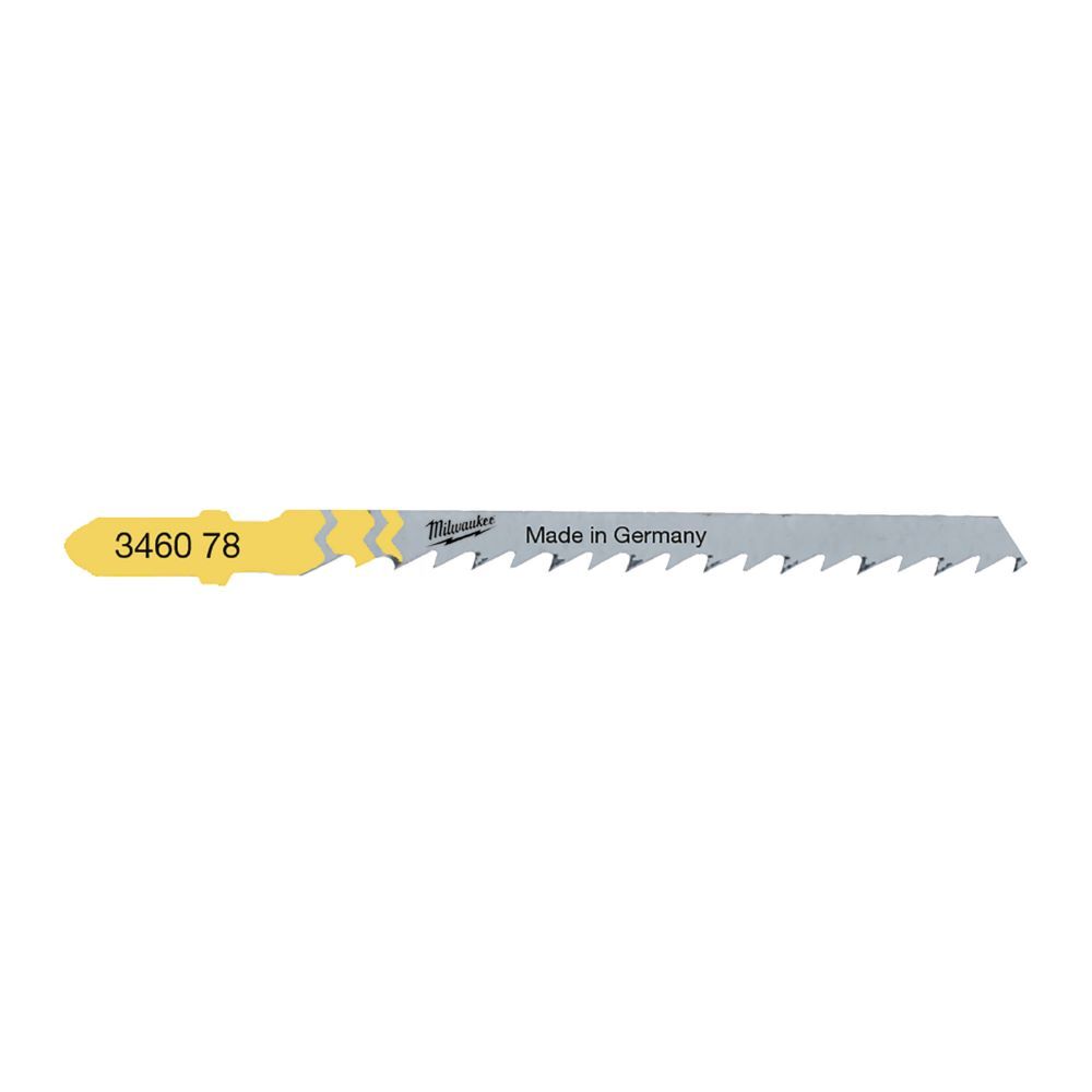 Milwaukee Stichsägeblatt Holz 75 x 4 mm T244D Kurvenschnitte Produktbild Milwaukee Stichsägeblatt Holz 75 x 4 mm T244D Kurvenschnitte