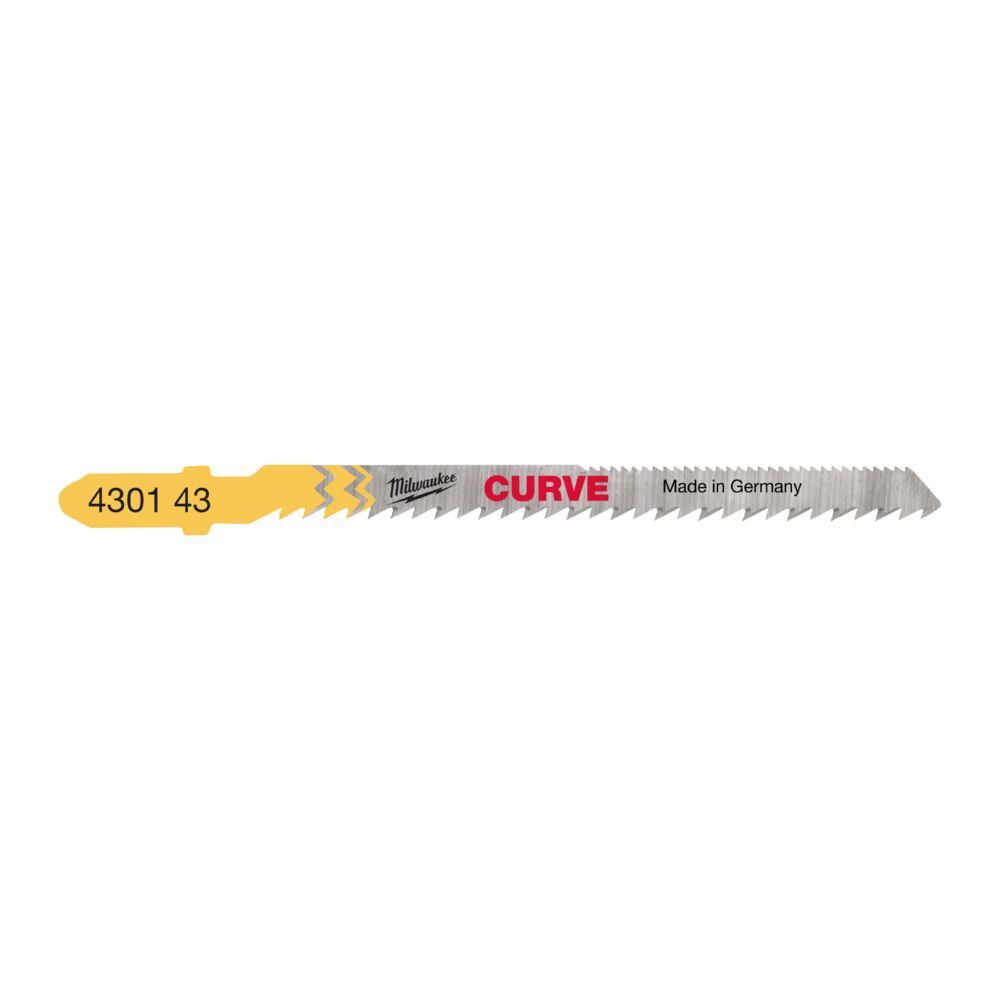 Milwaukee Stichsägeblatt Holz 75 x 2,5 mm für Kurvenschnitte Produktbild Milwaukee Stichsägeblatt Holz 75 x 2,5 mm für Kurvenschnitte