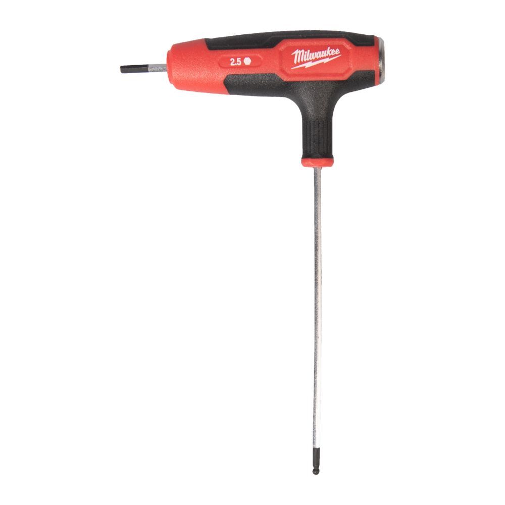 Produktbild Milwaukee Schraubendreher T-Griff Innensechskant mit Softgrip-Auflage 2,5 mm