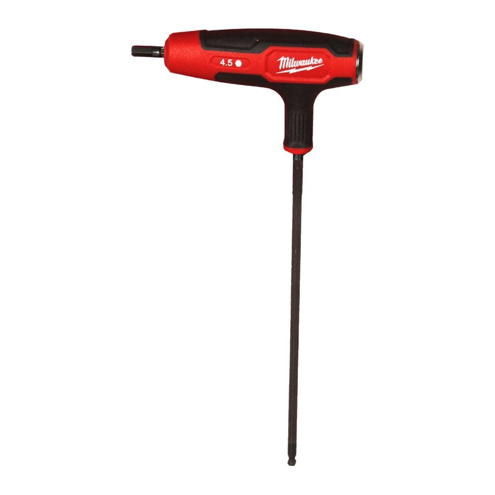 Produktbild Milwaukee Schraubendreher T-Griff Innensechskant mit Softgrip-Auflage 4,5 mm