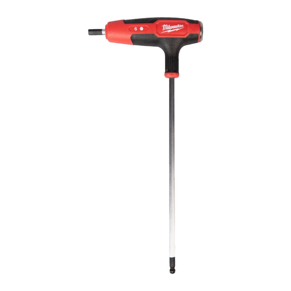 Produktbild Milwaukee Schraubendreher T-Griff Innensechskant mit Softgrip-Auflage 6 mm