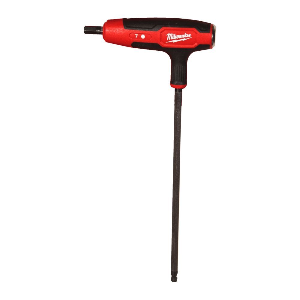 Produktbild Milwaukee Schraubendreher T-Griff Innensechskant mit Softgrip-Auflage 7 mm