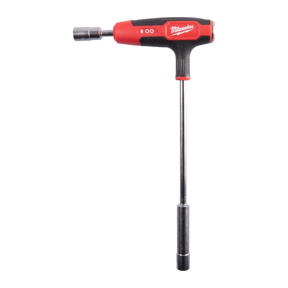 Produktbild Milwaukee Schraubendreher T-Griff Steckschlüssel mit Softgrip-Auflage 8 mm