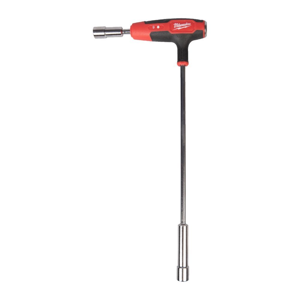 Produktbild Milwaukee Schraubendreher T-Griff Steckschlüssel mit Softgrip-Auflage 9 mm