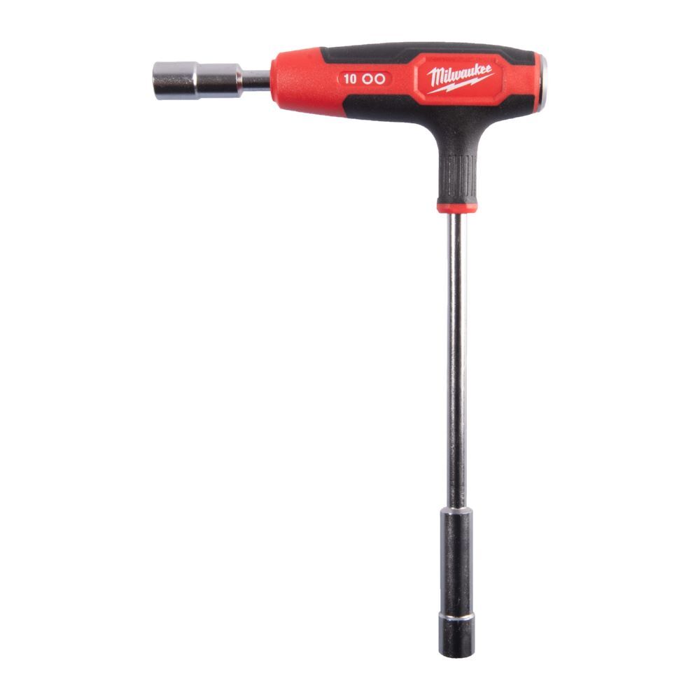 Produktbild Milwaukee T-Griff Steckschlüssel mit Softgrip-Auflage 10 mm