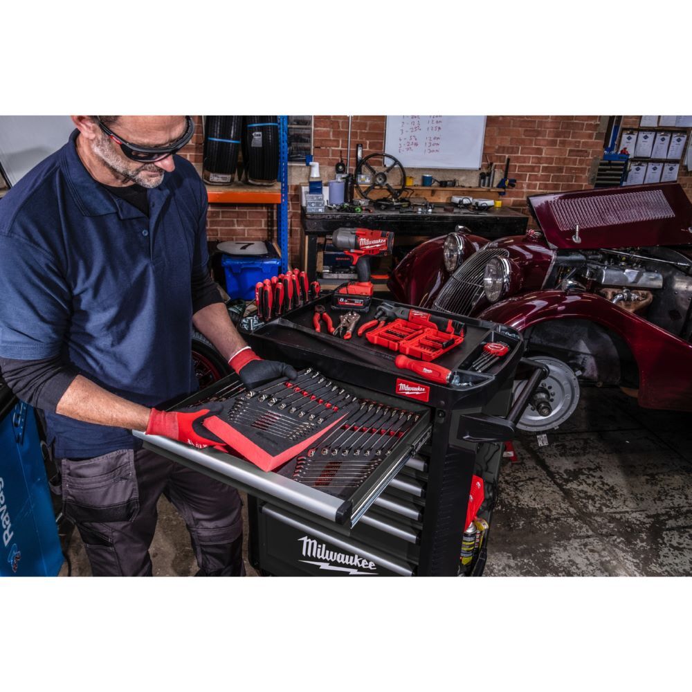 Produktbild TOOLGUARD Werkstattwagen 69 cm / 27, grau mit 7 Schubladen bild 4