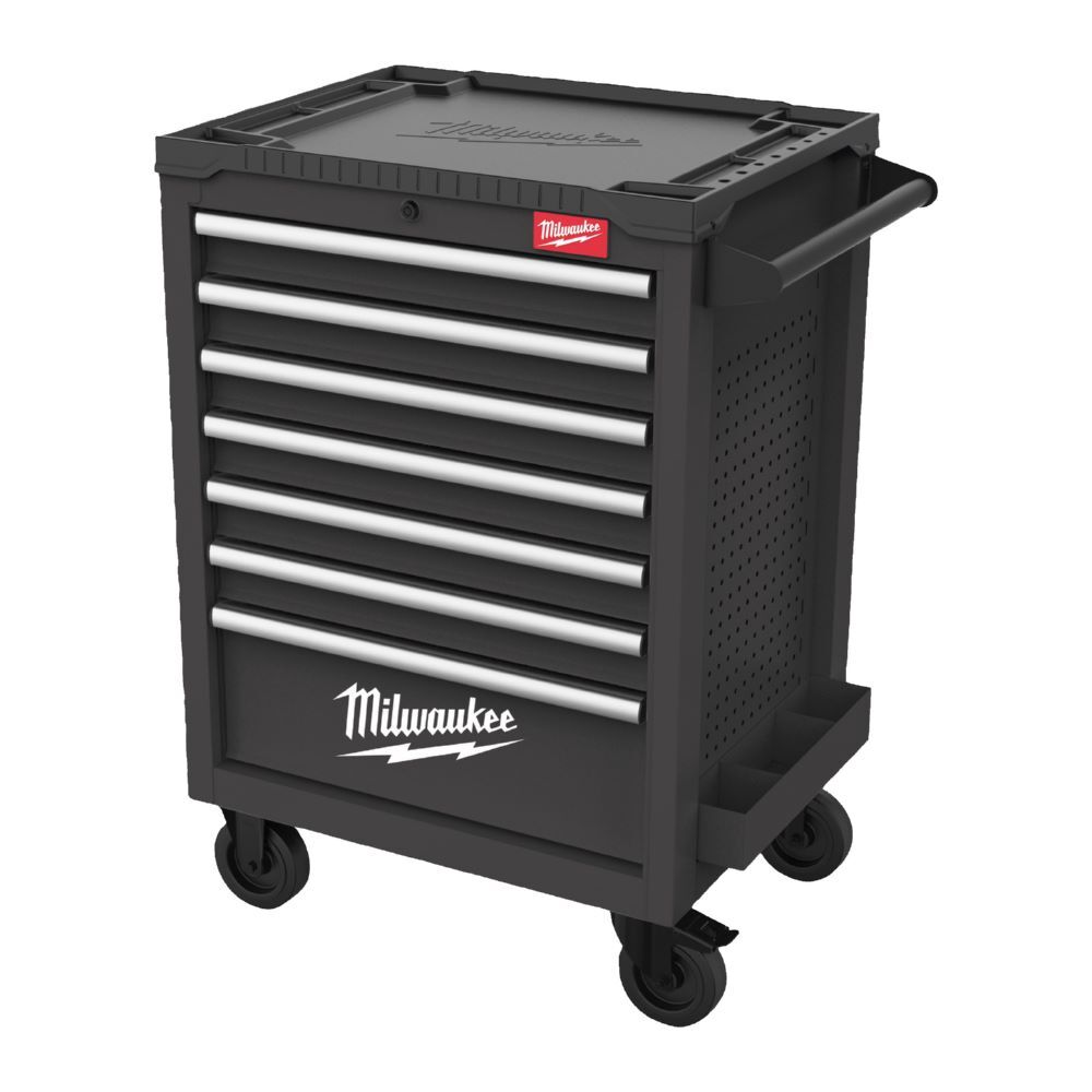 Produktbild TOOLGUARD Werkstattwagen 69 cm / 27, grau mit 7 Schubladen bild 6