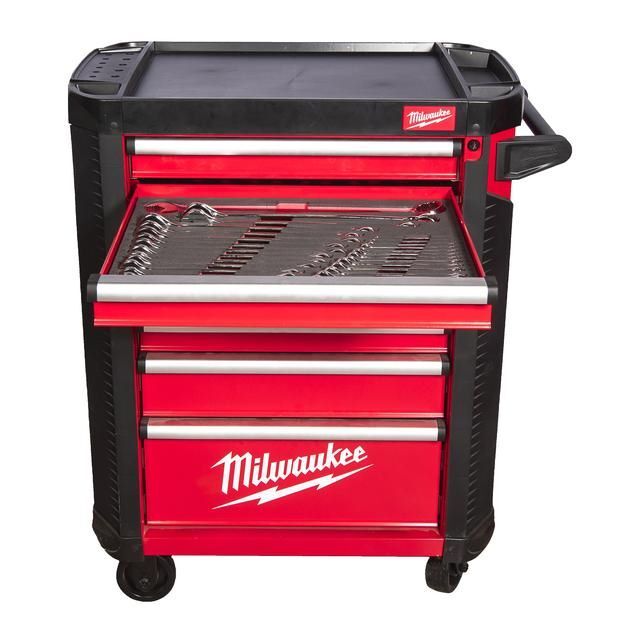 Produktbild Milwaukee TOOLGUARD Werkstattwagen mit Werkzeugbestückung Standard Version 206 Teile