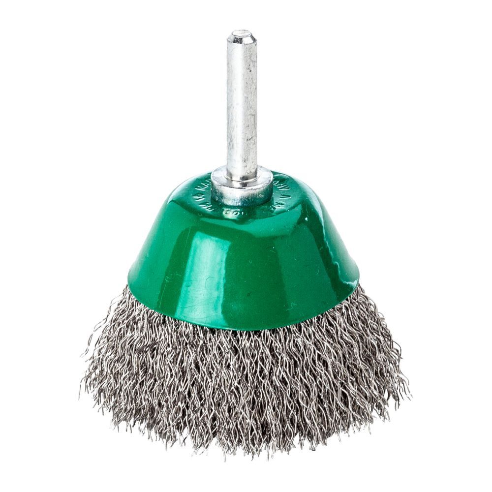 Produktbild Milwaukee Topfbürste für Geradschleifer gewellt Edelstahl 50 x 20 x 0,3 mm