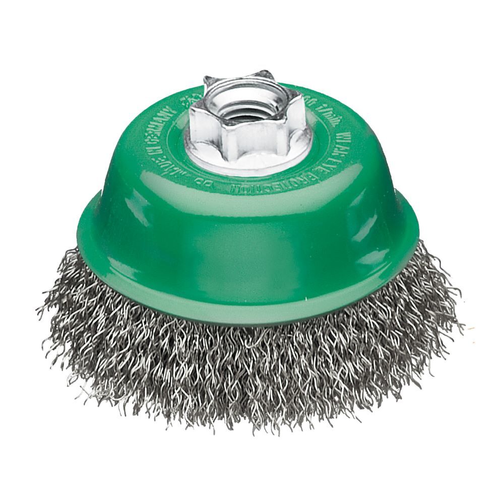 Produktbild Milwaukee Topfbürste für Winkelschleifer gewellt Edelstahl 65 x 0,35 mm M14