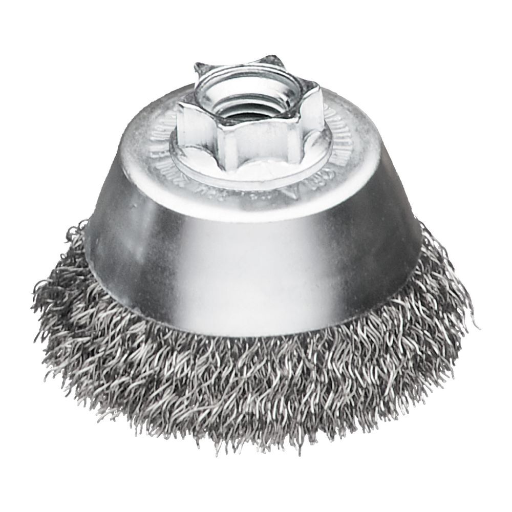 Produktbild Milwaukee Topfbürste für Winkelschleifer gewellt Stahl 65 x 0,35 mm M14