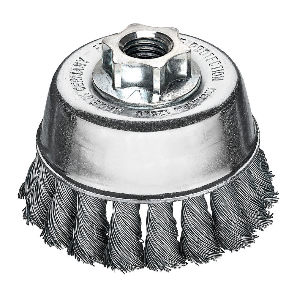 Produktbild Milwaukee Topfbürste für Winkelschleifer gezopft Stahl 65 x 18 x 0,5 mm M14