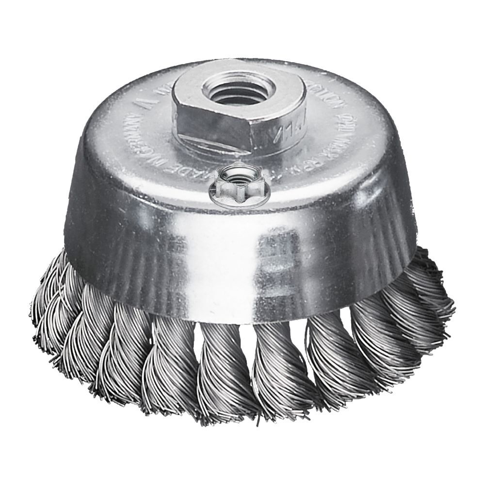 Produktbild Milwaukee Topfbürste für Winkelschleifer gezopft Stahl 90 x 20 x 0,5 mm M14
