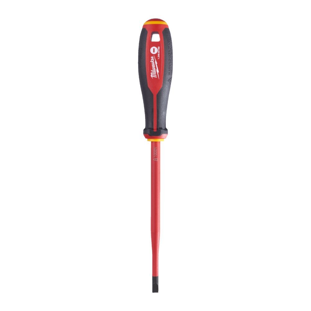 Milwaukee Tri-Lobe Schraubendreher Schlitzt VDE geprüft 1,2 x 6,5 x 150 Produktbild Milwaukee Tri-Lobe Schraubendreher Schlitzt VDE geprüft 1,2 x 6,5 x 150