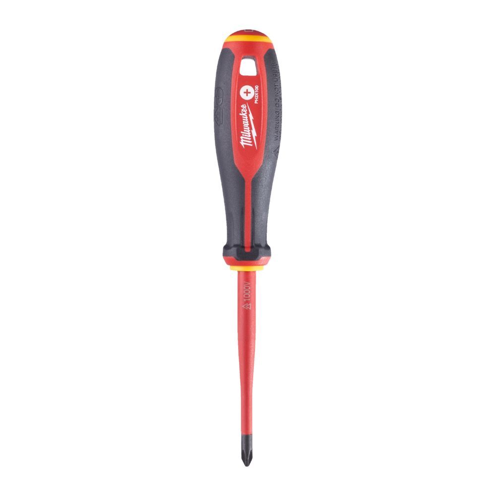 Milwaukee Tri-Lobe Schraubendreher PH2 X100 VDE geprüft Produktbild Milwaukee Tri-Lobe Schraubendreher PH2 X100 VDE geprüft